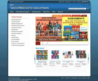 Wiesereducational.com(Wieser Educational) Screenshot