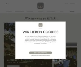 Wiesergut.com(Designhotel in Saalbach Hinterglemm) Screenshot