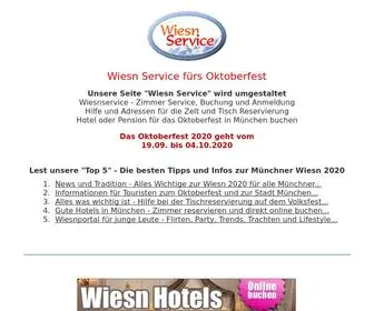 Wiesnservice.de(Wiesnservice 2020) Screenshot