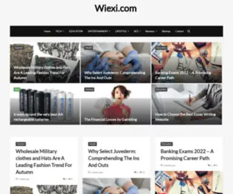 Wiexi.com(Home) Screenshot