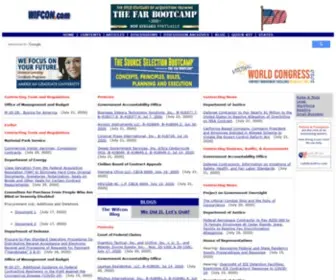 Wifcon.com(Where in Federal Contracting) Screenshot