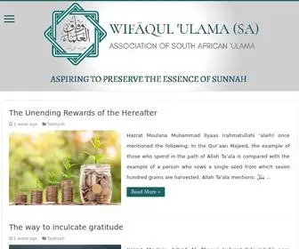 Wifaq.org.za((SA)) Screenshot