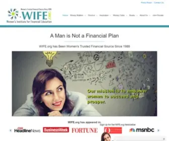 Wife.org(Women and Money) Screenshot
