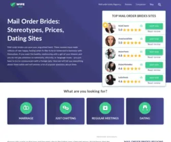 Wifenow.net(Mail order brides) Screenshot