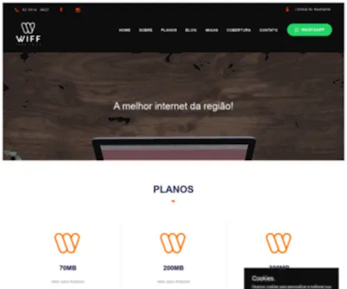 Wiff.com.br(Soluções em Telecomunicações) Screenshot