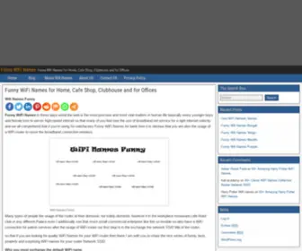 Wifi-Names-Funny.website(Wifi Names Funny website) Screenshot