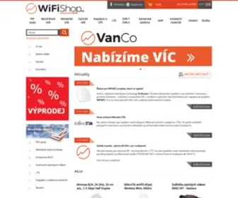 Wifi-Shop.cz(VanCo.cz eStore) Screenshot