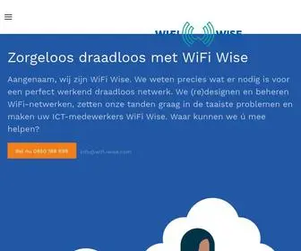Wifi-Wise.com(We (re)designen en beheren WiFi) Screenshot
