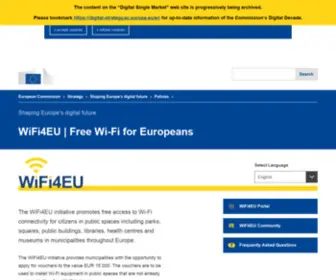 Wifi4EU.eu(Free Wi) Screenshot