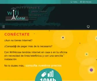 Wifialcosa.com(Adsl sin teléfono en Sevilla) Screenshot