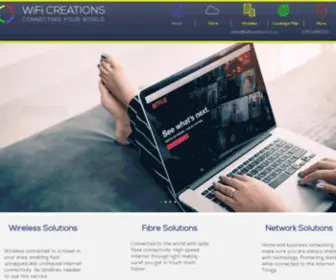 Wificreations.com(WiFi Creations) Screenshot