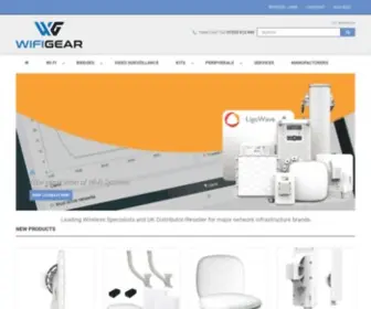 Wifigear.co.uk(Your wireless connectivity partners) Screenshot