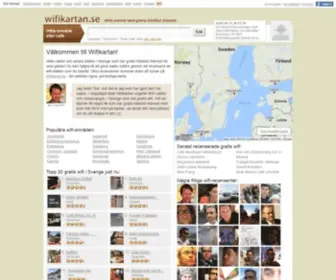 Wifikartan.se(Sveriges främsta wifi) Screenshot