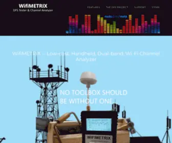Wifimetrix.com(Wi-Fi Channel Analyzer) Screenshot