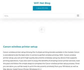 Wifinetblog.com(WiFi Net Blog) Screenshot