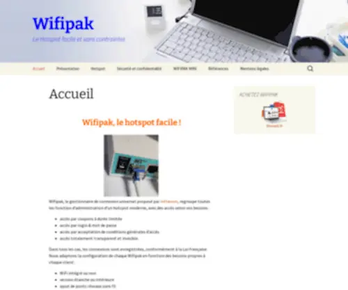 Wifipak.fr(Le Hotspot facile et sans contraintes) Screenshot