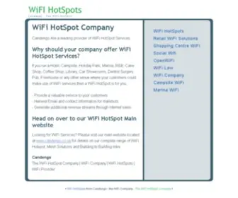 Wifiportal.co.uk(WiFi HotSpot Company) Screenshot