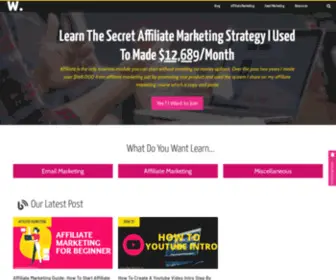 Wifiprofitsboss.co(Learn Affiliate Marketing For Free With The Boss) Screenshot