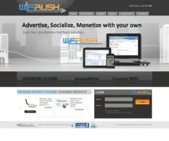 Wifirush.com(Hotspot management) Screenshot