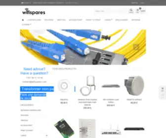 Wifispares.com(Vente de matériel WIFI) Screenshot