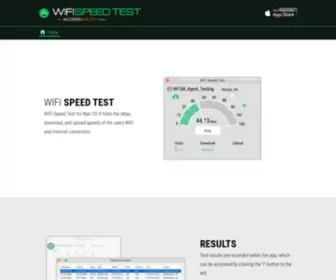 Wifispeedtest.com(WiFi Speed Test helps you fix your WiFi) Screenshot