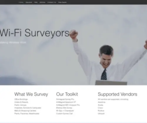 Wifisurveyors.com(Wi-Fi RF Surveying and Wireless LAN (WLAN)) Screenshot