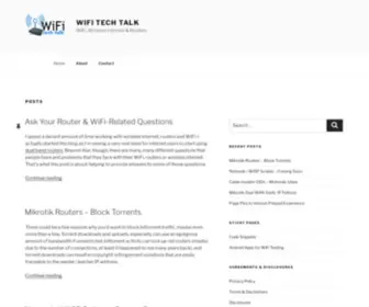 Wifitechtalk.com(Wifi tech talk) Screenshot