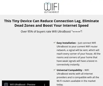 Wifiultrabooster.store(Wifi UltraBoost) Screenshot