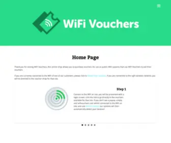 Wifivouchers.com(WiFi Vouchers) Screenshot