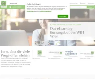 Wifiwien.at(Ihre Weiterbildungsdatenbank im Internet liefert Ihnen Informationen über) Screenshot