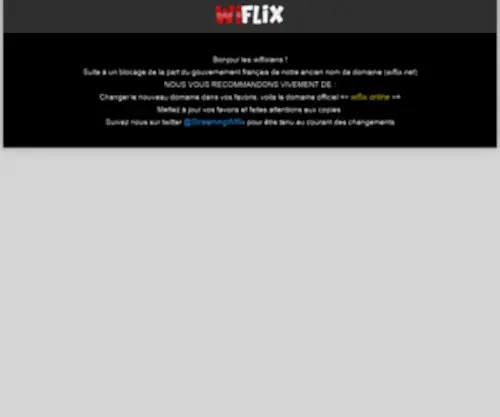 Wiflix.net(Voir film voir film complet en streaming en ligne) Screenshot