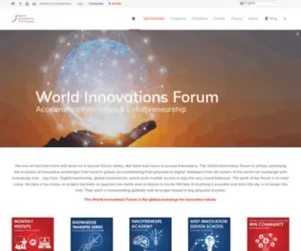 Wiforum.org(World Innovations Forum Foundation) Screenshot