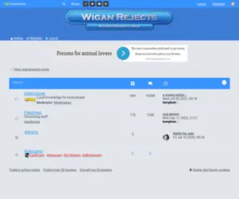 Wigan-Rejects.com(Wigan Rejects) Screenshot