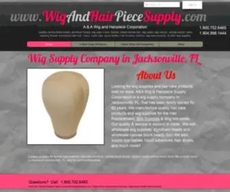 Wigandhairpiecesupply.com(Wig Supply Company) Screenshot