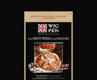 Wigandpenpizza.com(Wig & Pen Pizza Pub) Screenshot