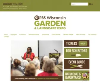 Wigardenexpo.com(Wisconsin Garden Expo) Screenshot