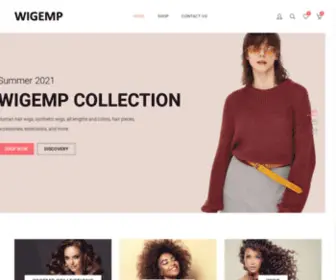 Wigemp.com(Wigemp Collection) Screenshot