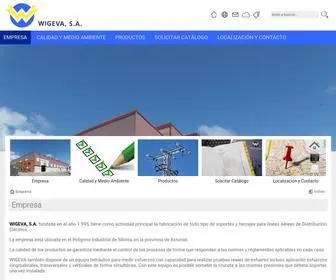 Wigeva.com(Fabricación) Screenshot