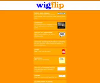 Wigflip.com(Toys and tools for the web) Screenshot