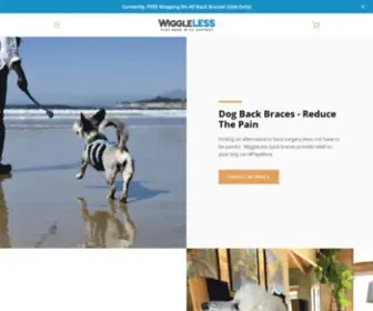 Wiggleless.com(Relieve Dog Back Pain) Screenshot