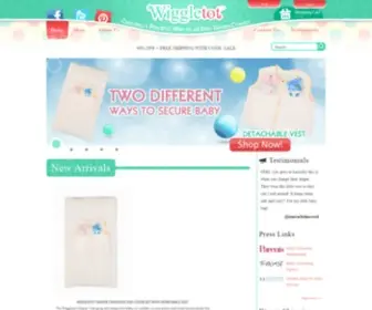 Wiggletot.com(The easiest diaper changing pad cover set solution. WiggleTot) Screenshot