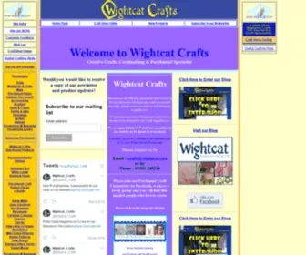 Wightcat.com(Parchment Craft Specialist) Screenshot