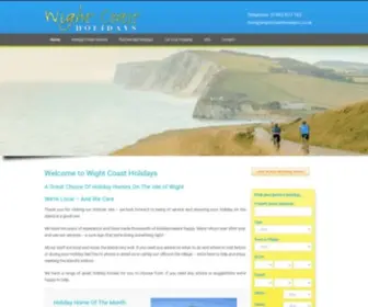 Wightcoastholidays.com(Wight Coast Holidays Self Catering Holiday Accommodation Isle of Wight Wight Coast Holidays) Screenshot