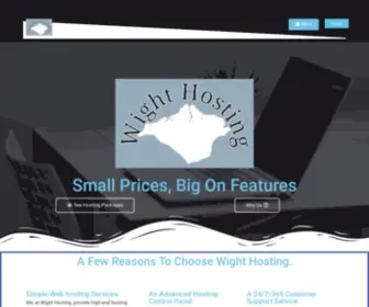 Wighthosting.com(Small Prices Big On Features) Screenshot