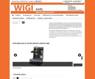 Wigi.fr(Votre magasin de composants electroniques en ligne) Screenshot