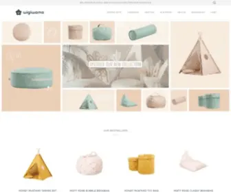 Wigiwama.com(Timeless interior design items for kids) Screenshot