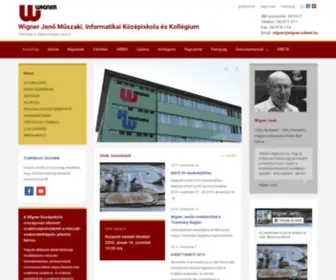 Wignerkozepiskola.hu(Wigner Jenő Műszaki) Screenshot