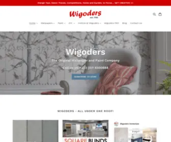 Wigoders.com(The Original Wallpaper and Paint Store) Screenshot
