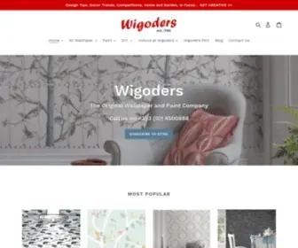 Wigoders.ie(The Original Wallpaper and Paint Store) Screenshot