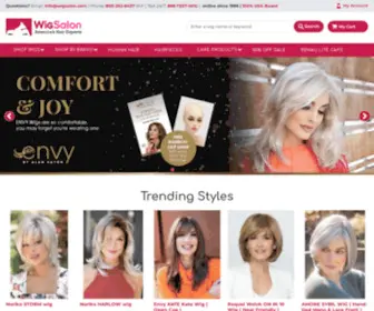 Wigsalon.com(Buy wigs at 30% off. Fast delivery on name brand wigs. WigSalon) Screenshot